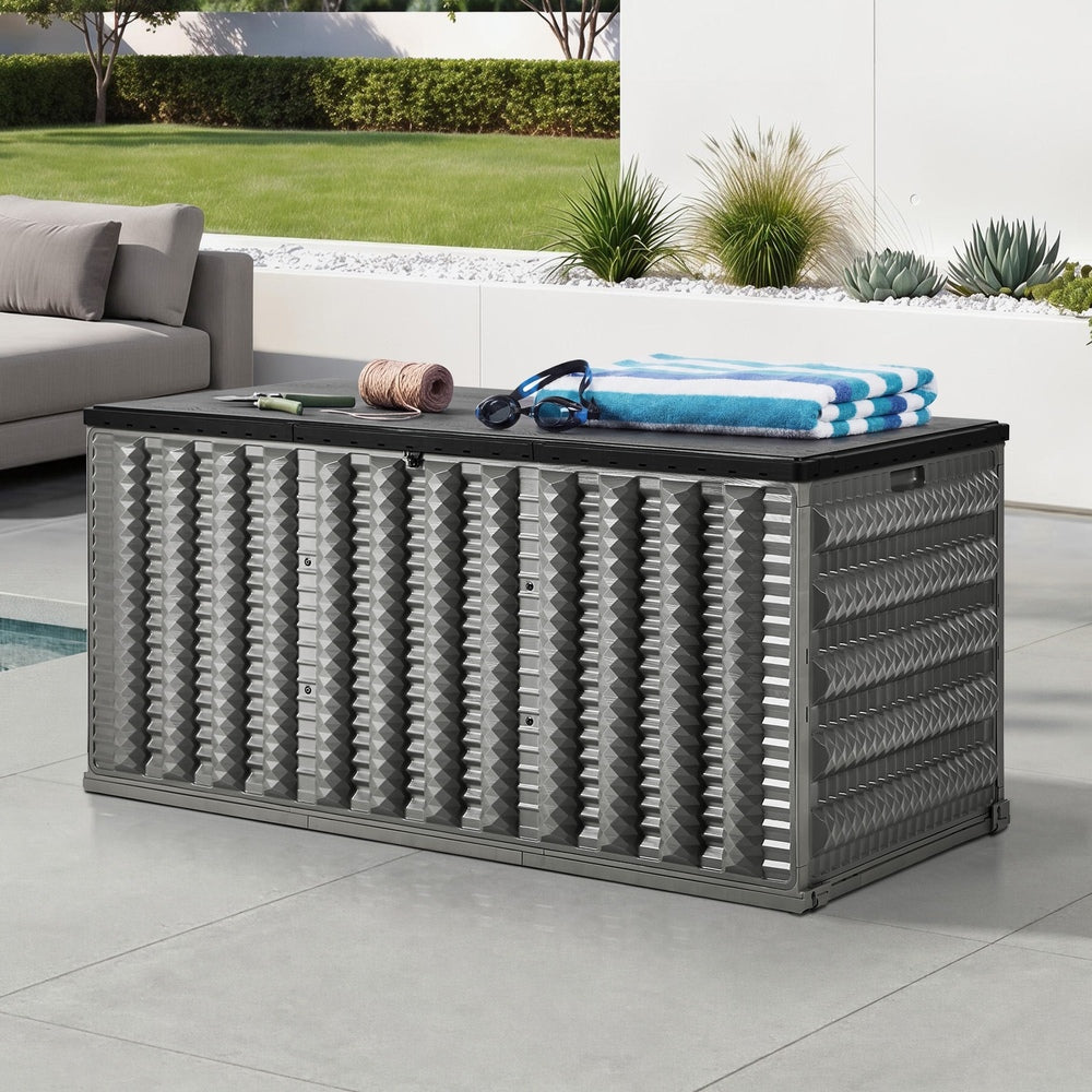 490L Outdoor Storage Box Foldable Garden | Simpledeals