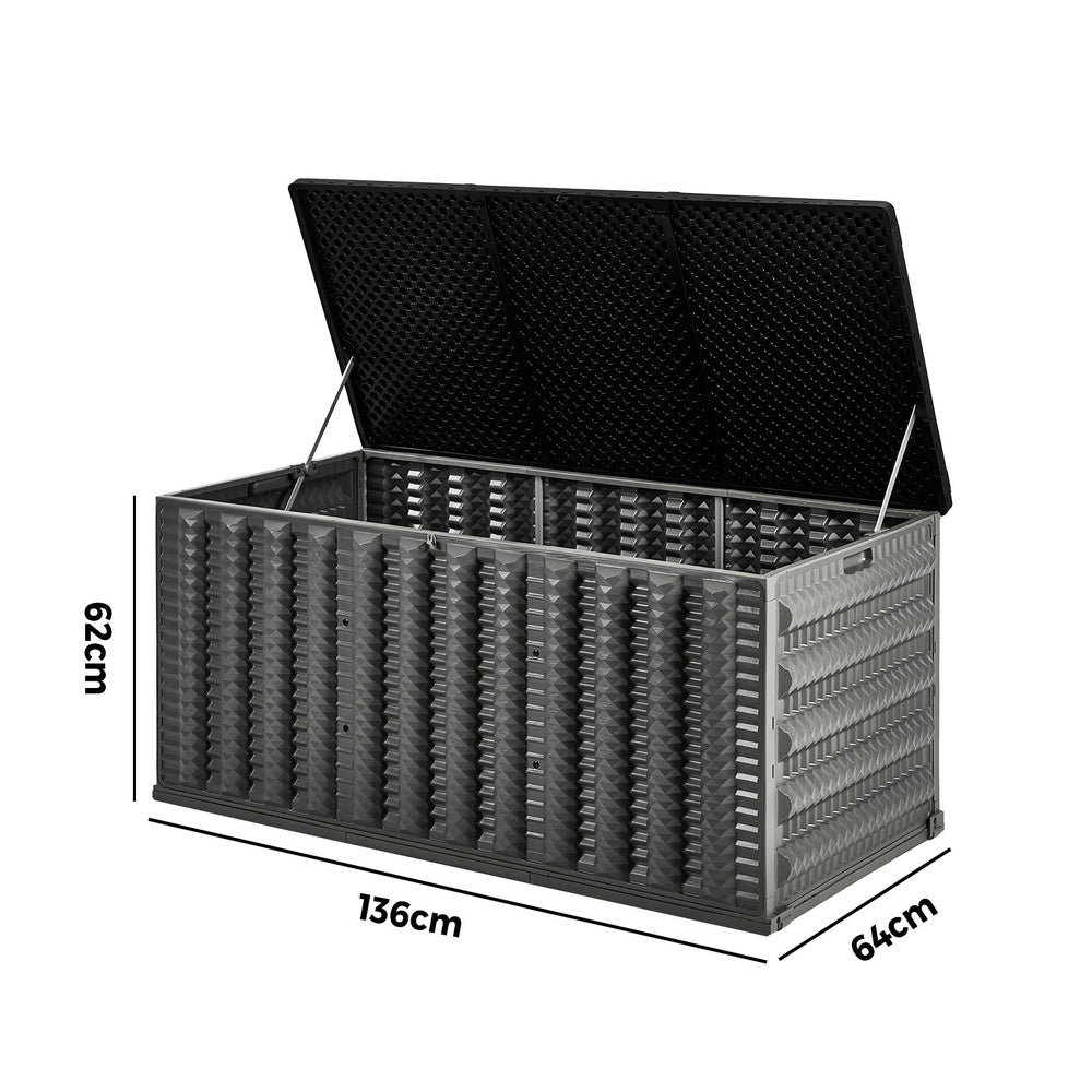 490L Outdoor Storage Box Foldable Garden | Simpledeals