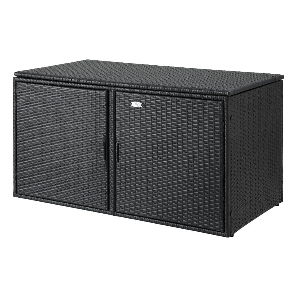 Outdoor Storage Cabinet Wicker 110.5x60x63cm