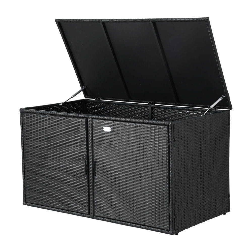 Outdoor Storage Cabinet Wicker 110.5x60x63cm