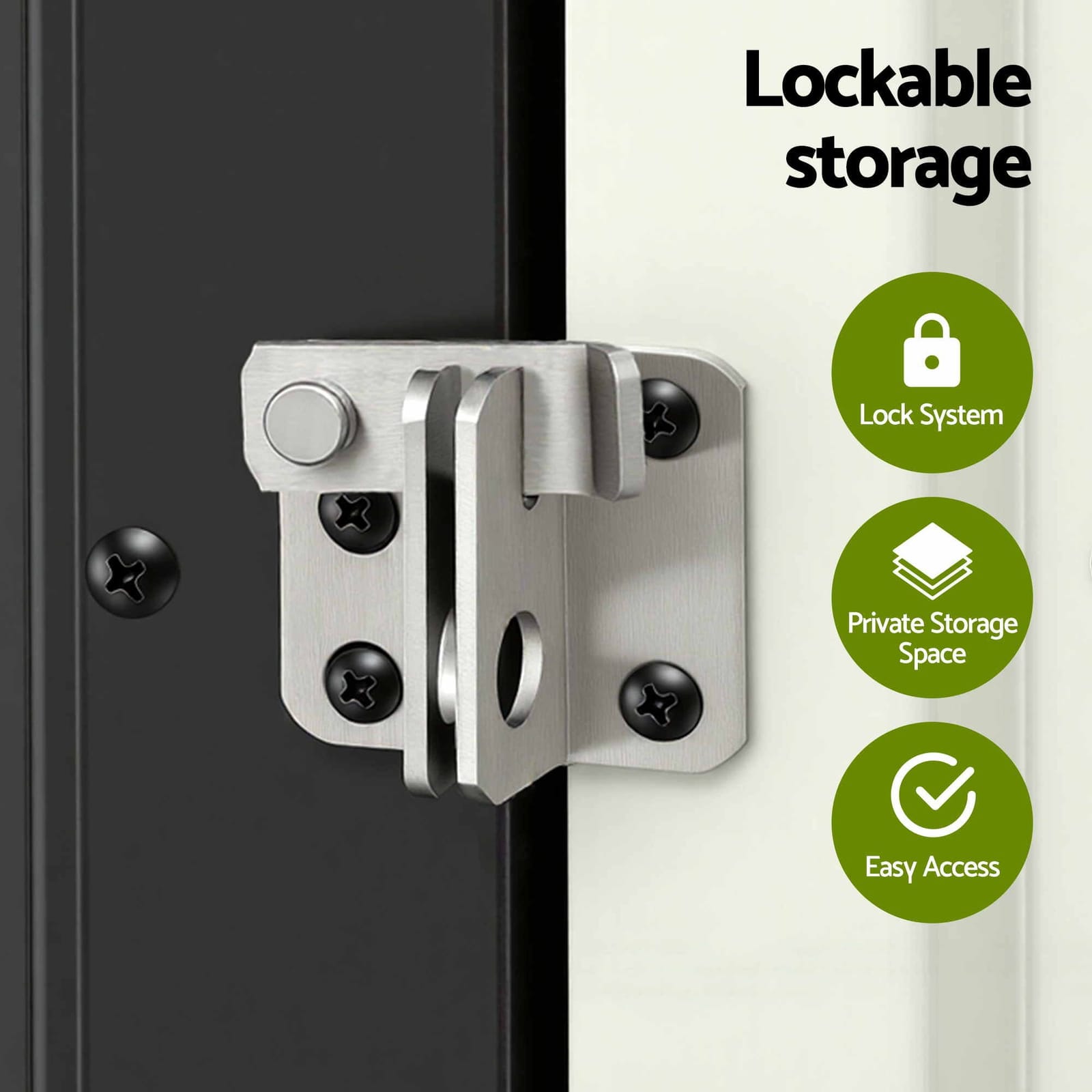 Outdoor Storage Cabinet Lockable 78x56x178cm