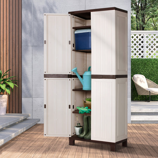Outdoor Storage Cabinet Box Garage Cupboard Garden