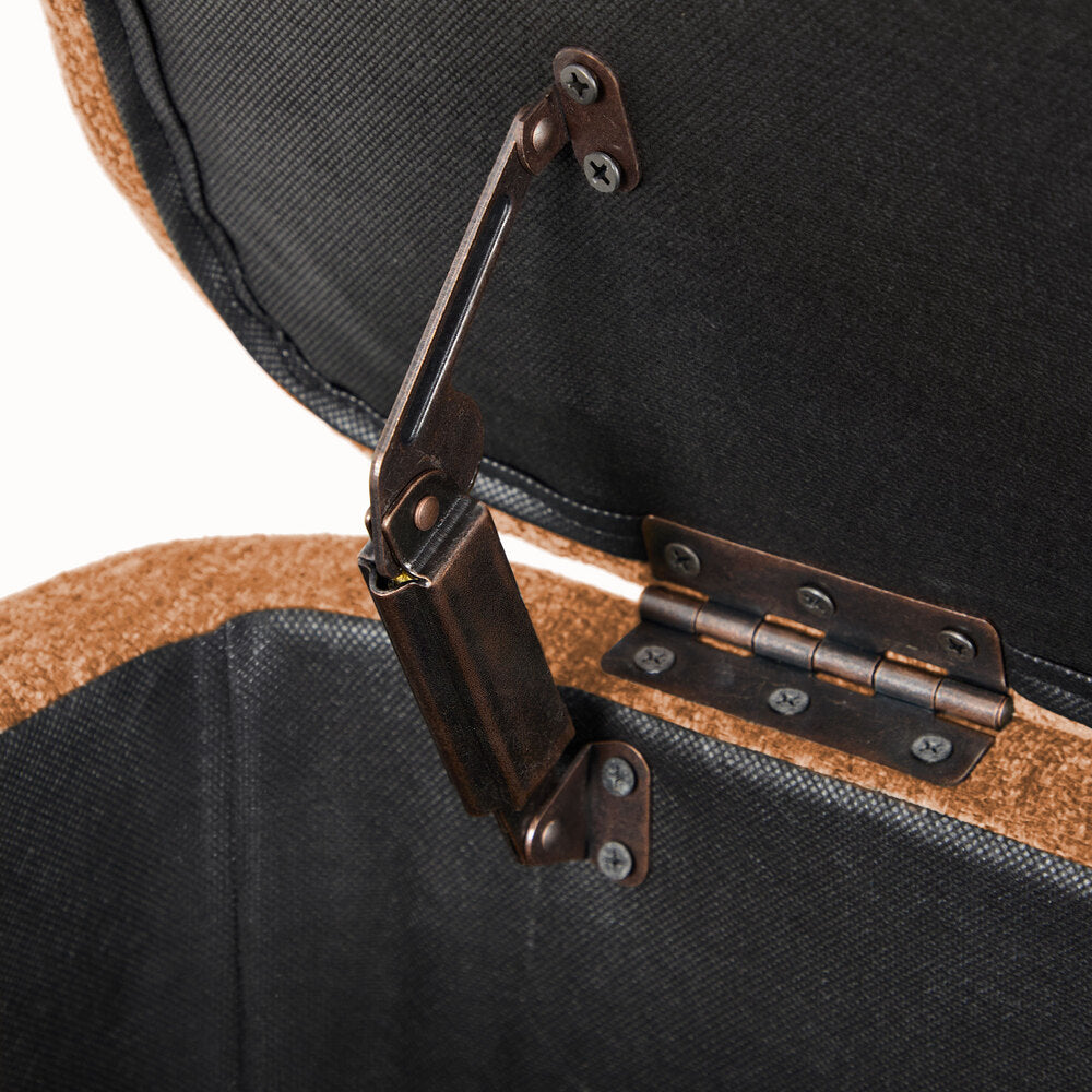 Storage Ottoman Bench Brown 97x40x39cm