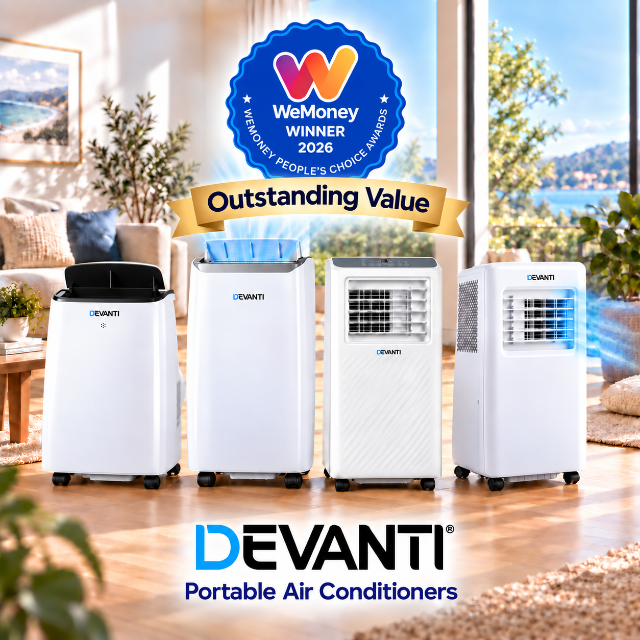 Portable Air Conditioner Dehumidifier Fan 12000BTU