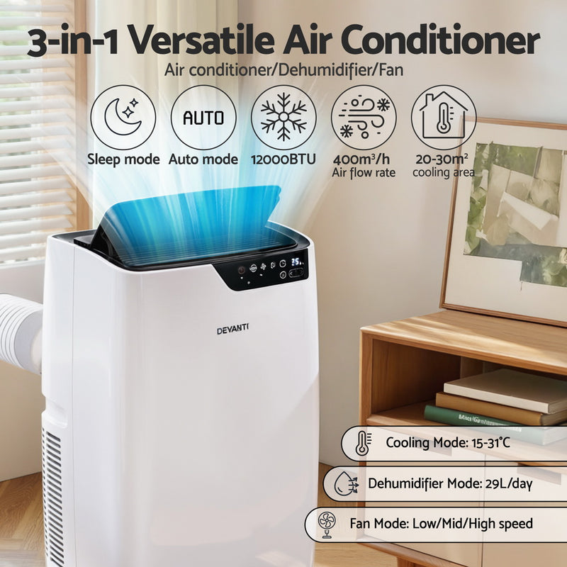 Portable Air Conditioner Dehumidifier Fan 12000BTU | Portable Air Conditioners