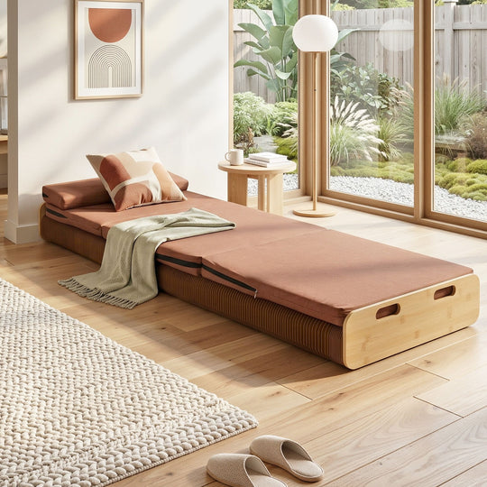 Folding Paper Bed Frame Mattress 300kg - Beds & Bed Frames