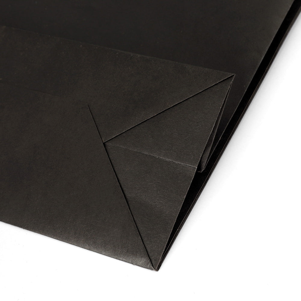 Black colour - 50Pcs Reusable Black Paper Gift Bags