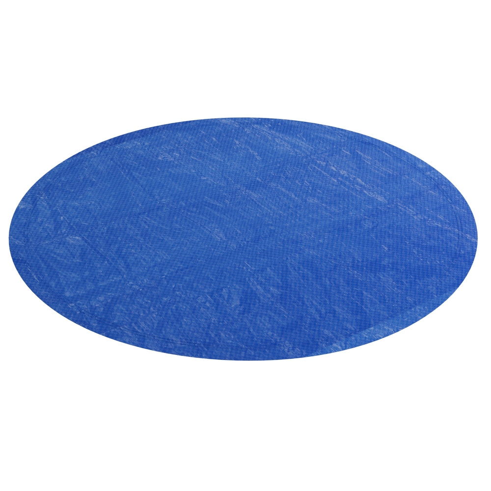 Pool Cover Fit 2.44m Round Above-ground Ring Swimming Pool Blanket Blue