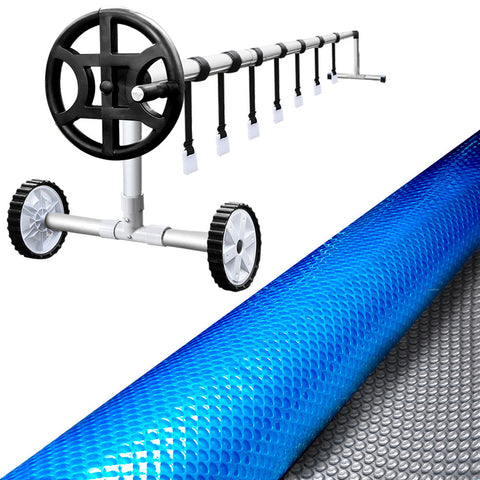 6.5x3m Pool Cover Rolloer Swimming Solar Blanket Covers Bubble Heater