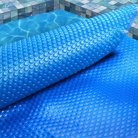 Blue colour - Pool Cover 500 Micron 8x4.2m Swimming Pool Solar Blanket Blue