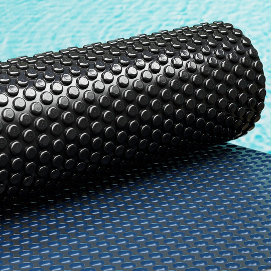 Pool Cover 600 Micron 9.5x5m Swimming Pool Solar Blanket Blue Black | Pool Covers & Accessories