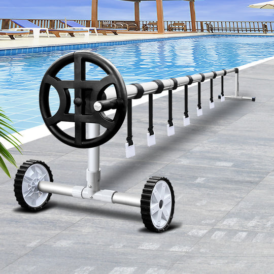 Aquabuddy Pool Cover Roller 4m Adjustable Swimming Pool Solar Blanket Reel with Pool Covers & Accessories