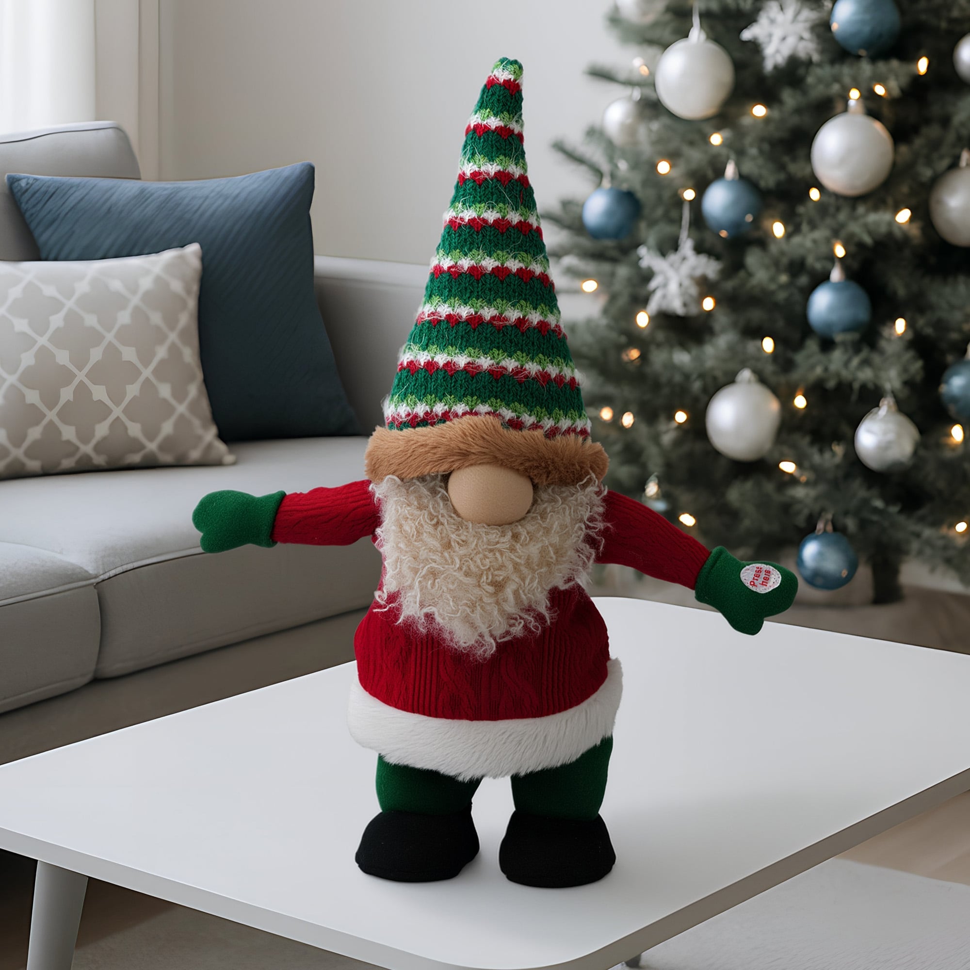 Christmas Dancing Gnome Decoration