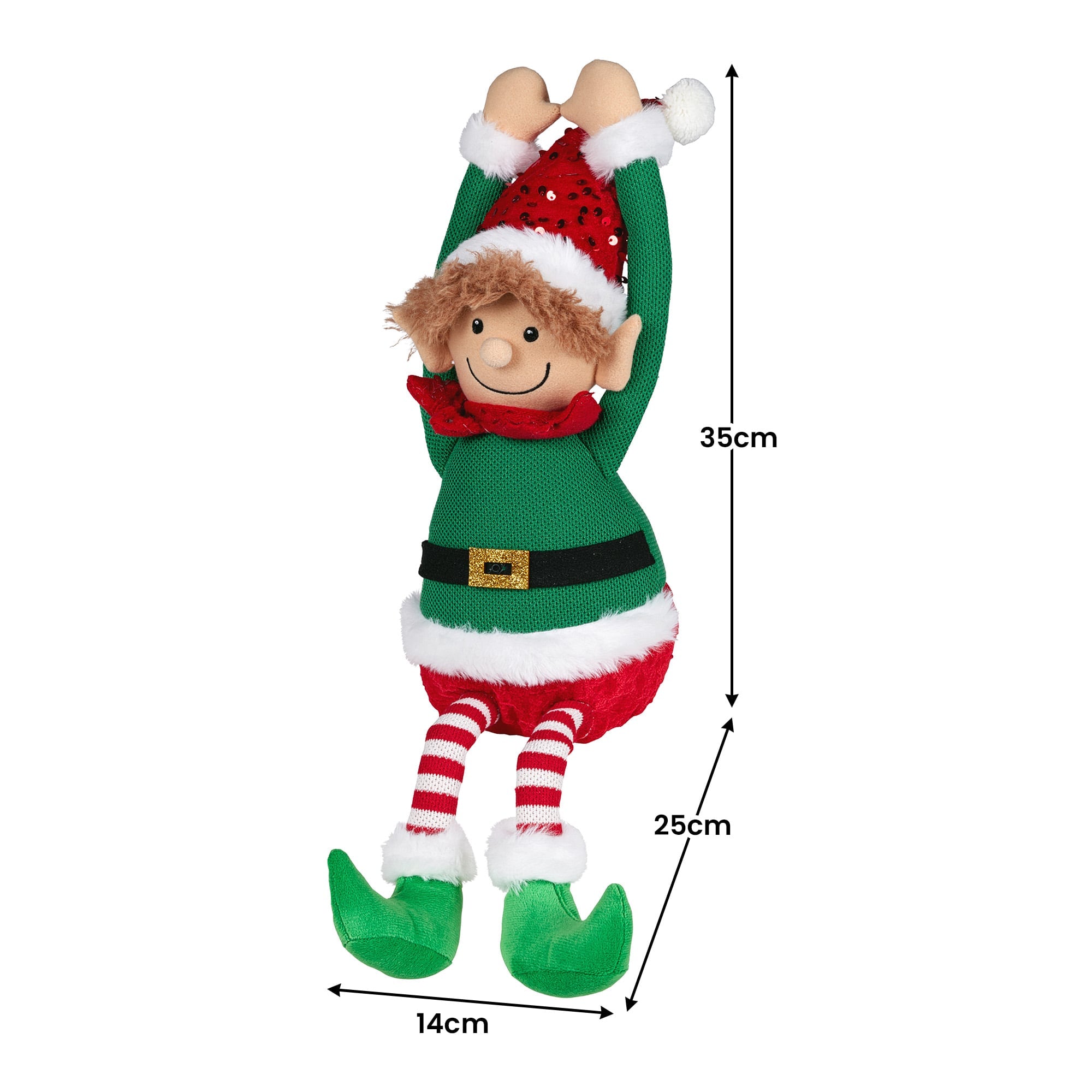 Animated Musical Elf Decoration