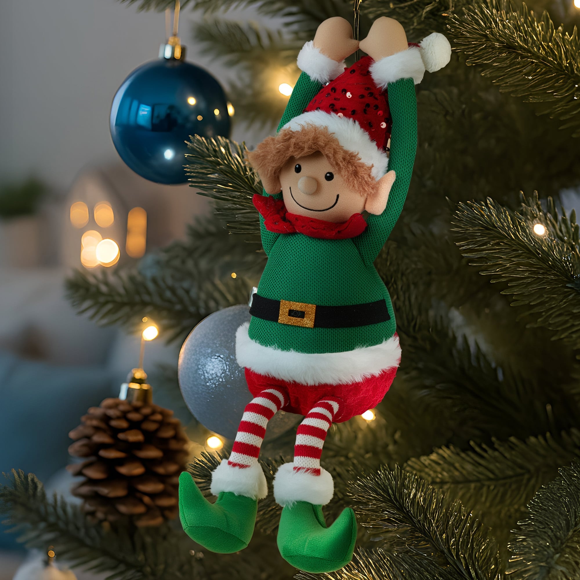 Animated Musical Elf Decoration