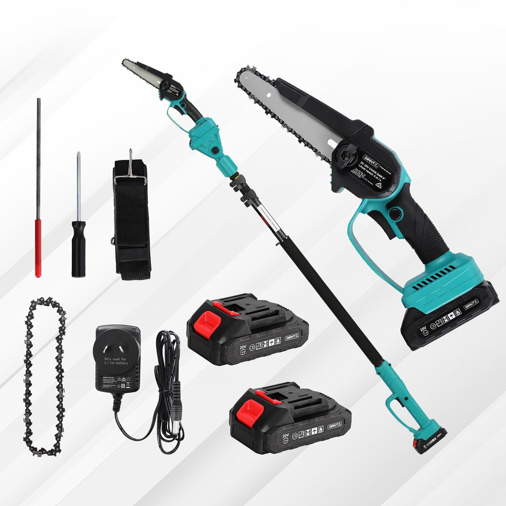 Telescopic Pole Chainsaw 6 Inch Cordless Tree Trimmer Kit 20V Battery