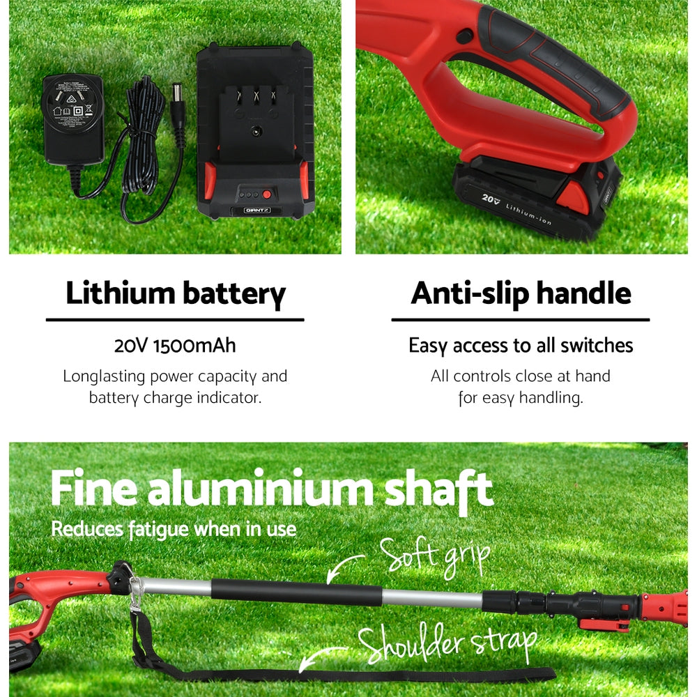 Chainsaw Cordless Pole Chain Saw 20V 8Inch Pruner Battery 2.7M Long Reach