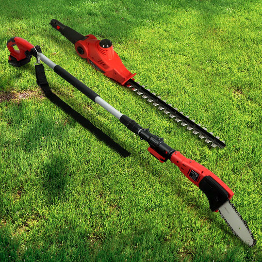 Cordless 20V Pole Chainsaw 8-Inch 2.7m Reach Trimmer | Chainsaws