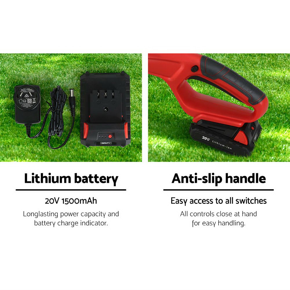 Cordless 20V Pole Chainsaw 8-Inch 2.7m Reach Trimmer