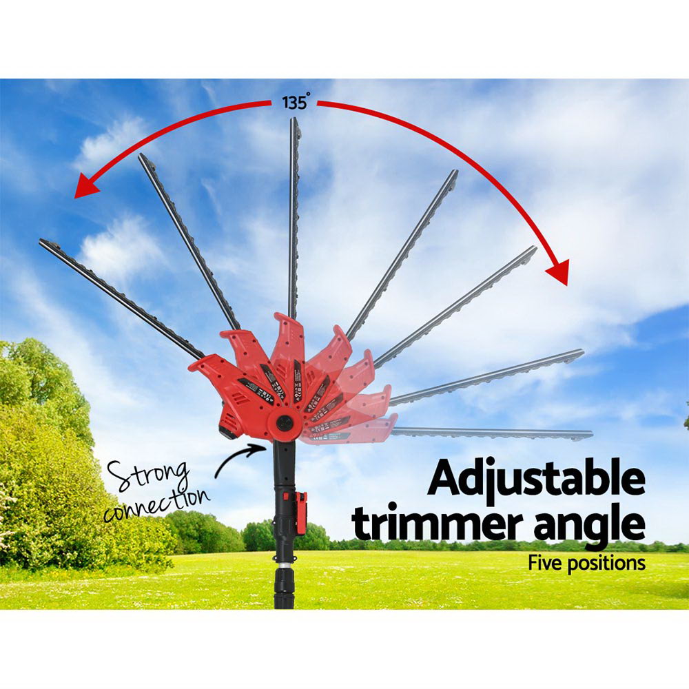 Cordless 20V Pole Chainsaw 8-Inch 2.7m Reach Trimmer