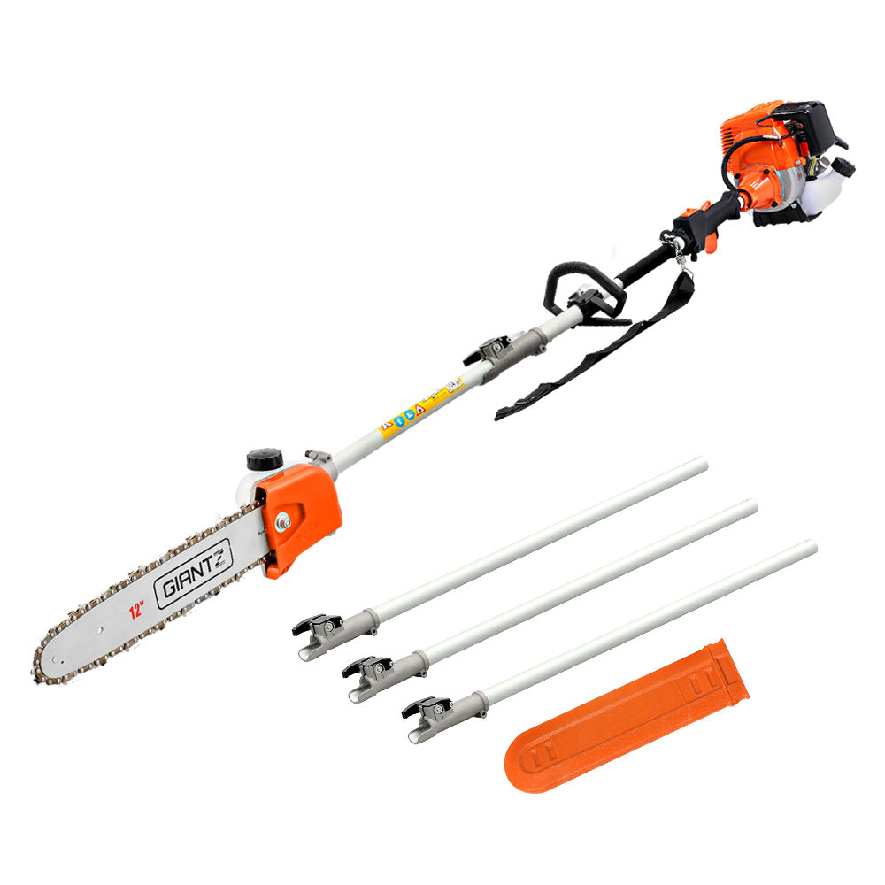 40Cc Pole Chainsaw 12In Chain Saw 4-Stroke Petrol 4.3M Long Reach