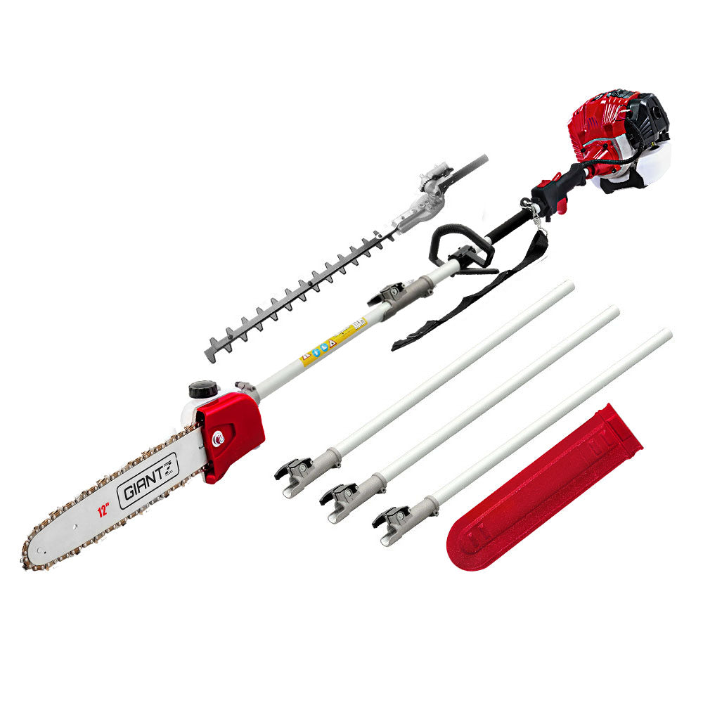 65Cc Pole Chainsaw Hedge Trimmer 12In Chain Saw 4.3M Long Reach