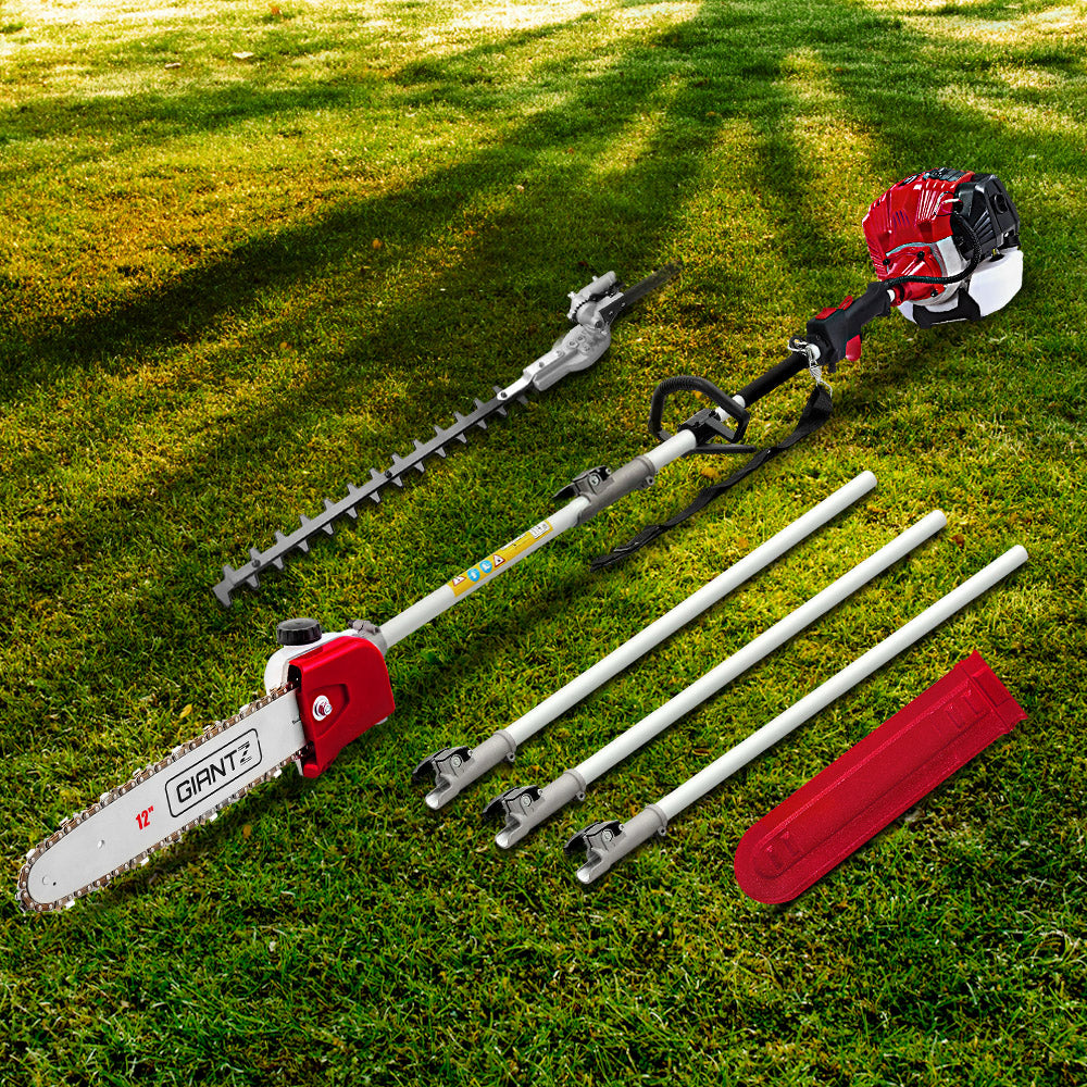 65Cc Pole Chainsaw Hedge Trimmer 12In Chain Saw 4.3M Long Reach