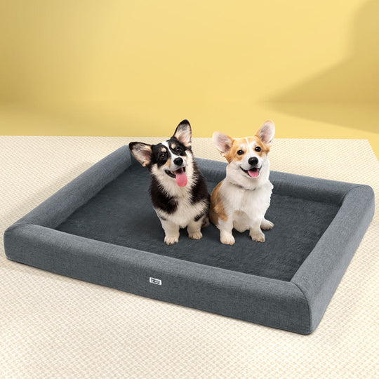 Petbed - Pet Sofa Bed Egg Crate Cushion Grey