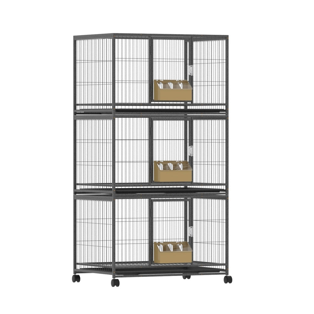 Bird Cage Large Bird Cages Aviary Budgie Perch Cage Parrot Pet Stand Wheels
