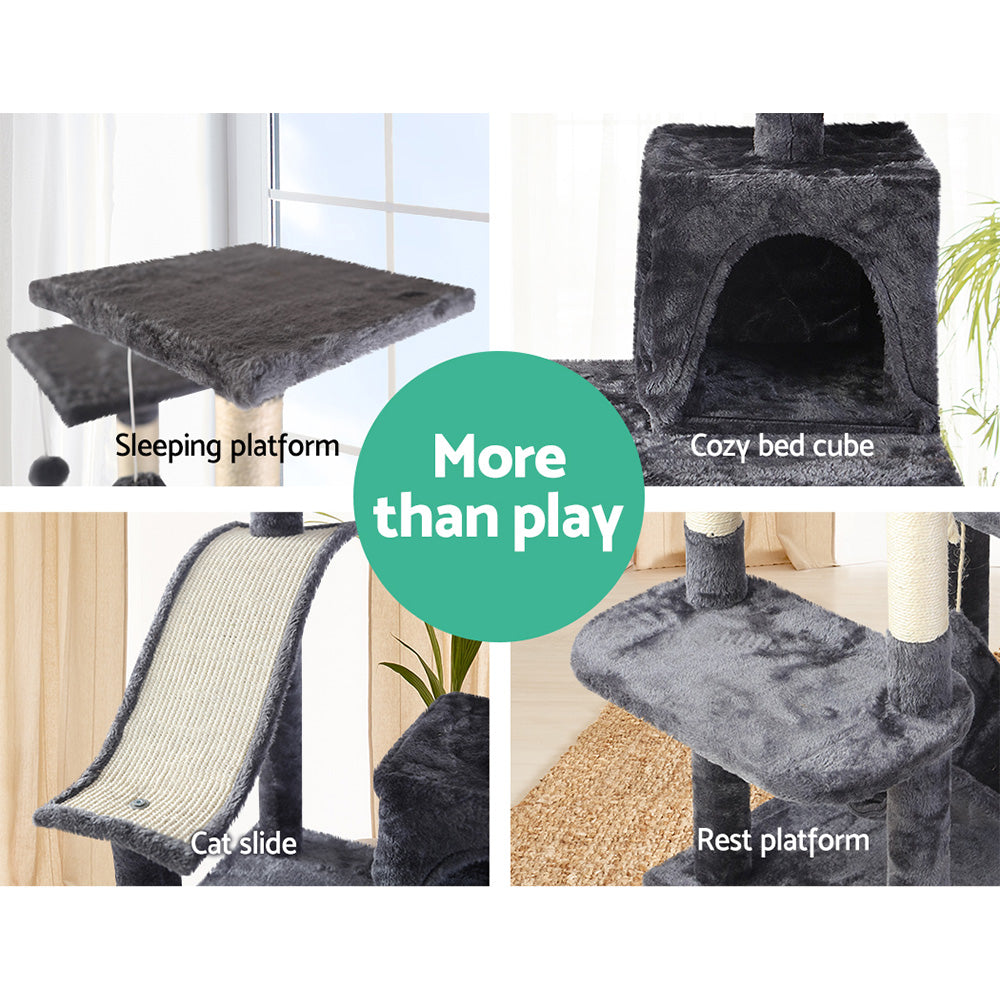Cat Tree 171cm Trees Scratching Post Scratcher Tower Condo House Furniture Wood