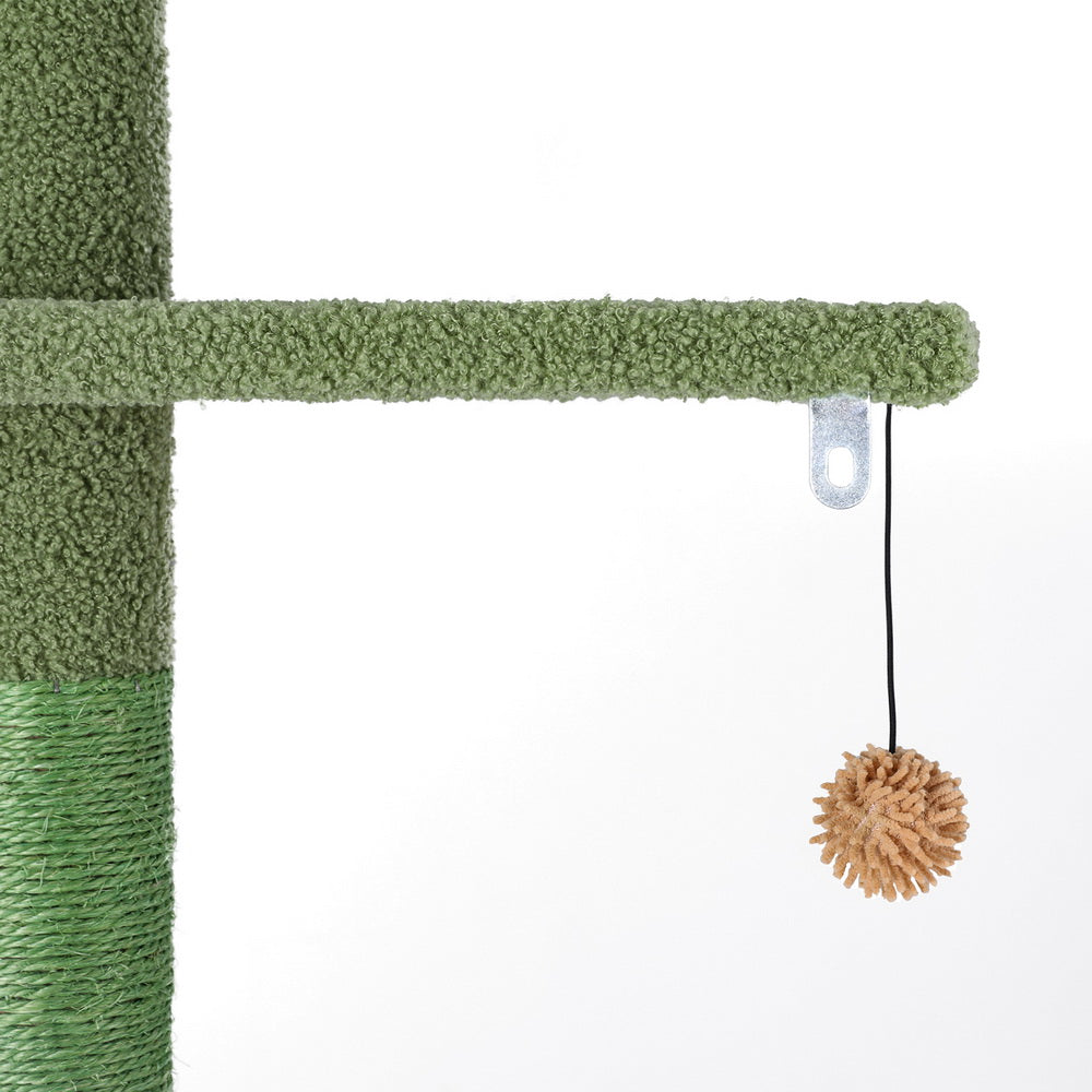 Cat Tree Tower Scratching Post Scratcher Floor To Ceiling Cats Bed 290Cm, 290Cm