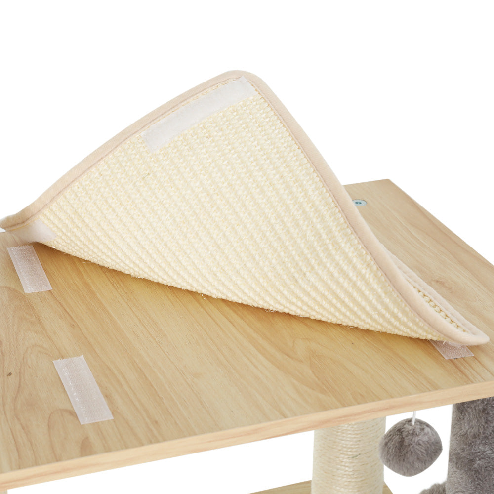 Cat Tree 152cm Tower Scratching Post Scratcher Wood Bed