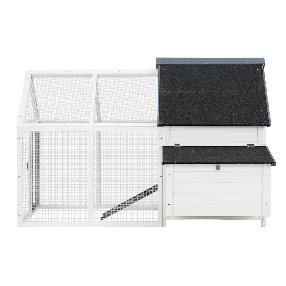 Large Chicken Coop & Rabbit Hutch 166x120x112cm Wooden Cage with Run