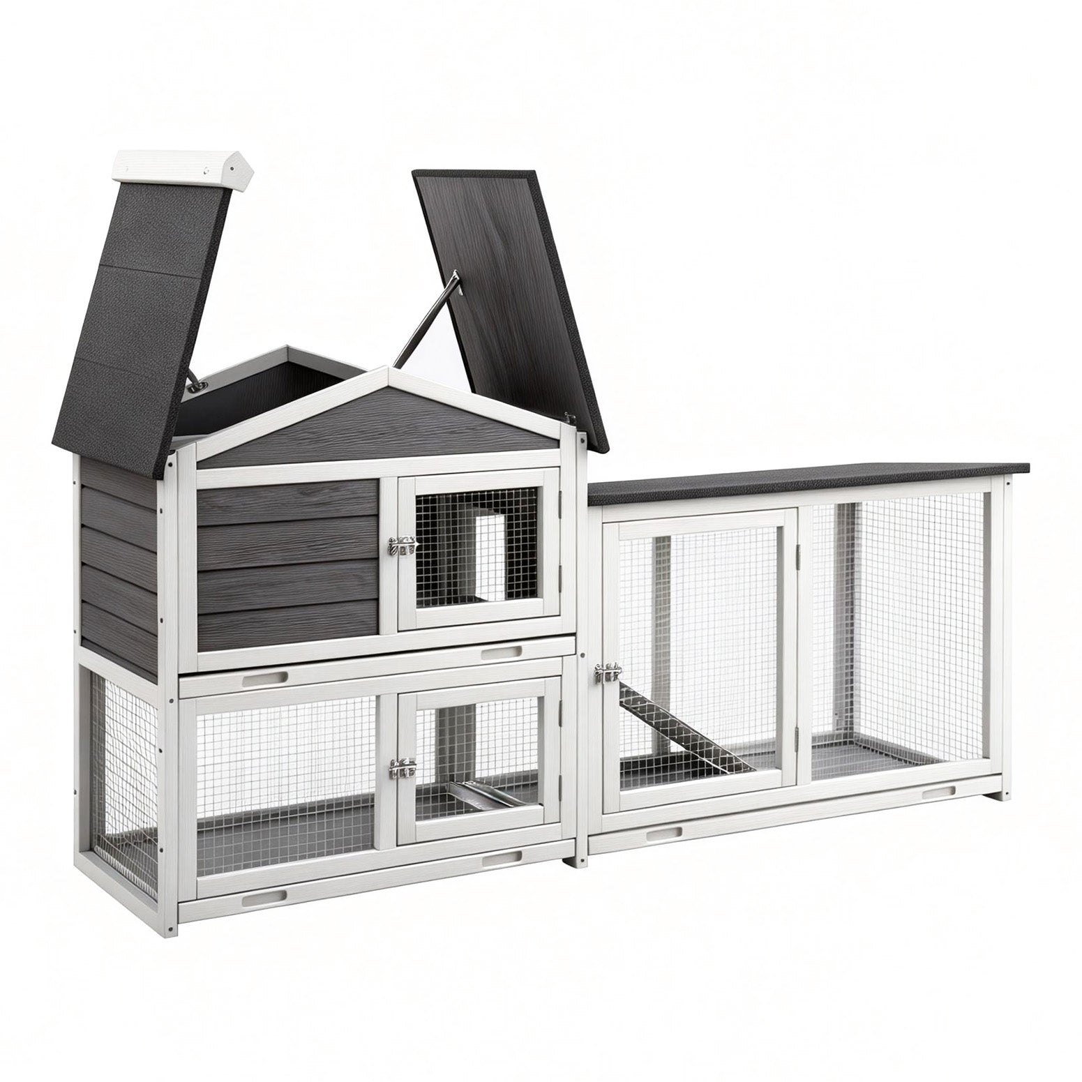 Versatile Extra Large Wooden Chicken Coop - Rabbit Hutch
