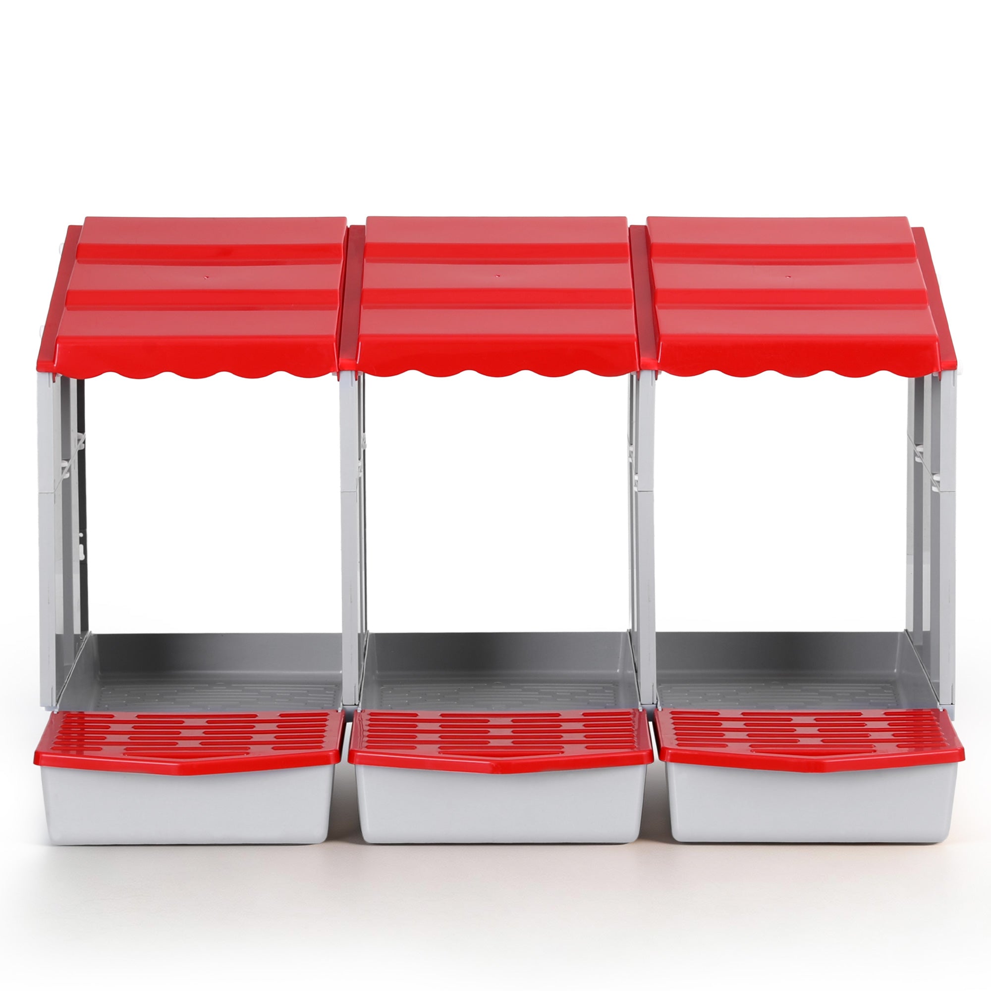 3 Hole Roll Away Chicken Nesting Box Auto Egg Collection Poultry Coop