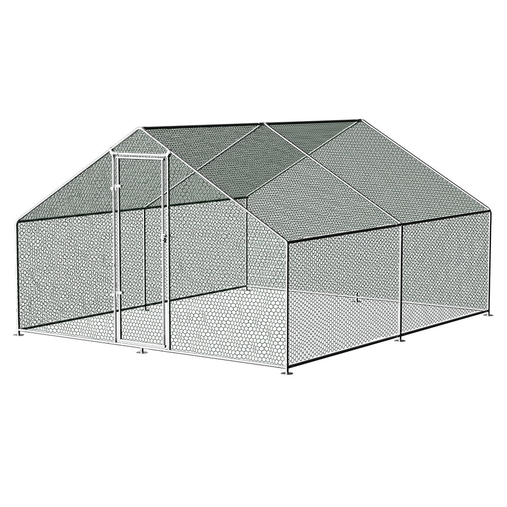 Chicken Coop Cage Run Rabbit Hutch Large Walk In Hen House Cover