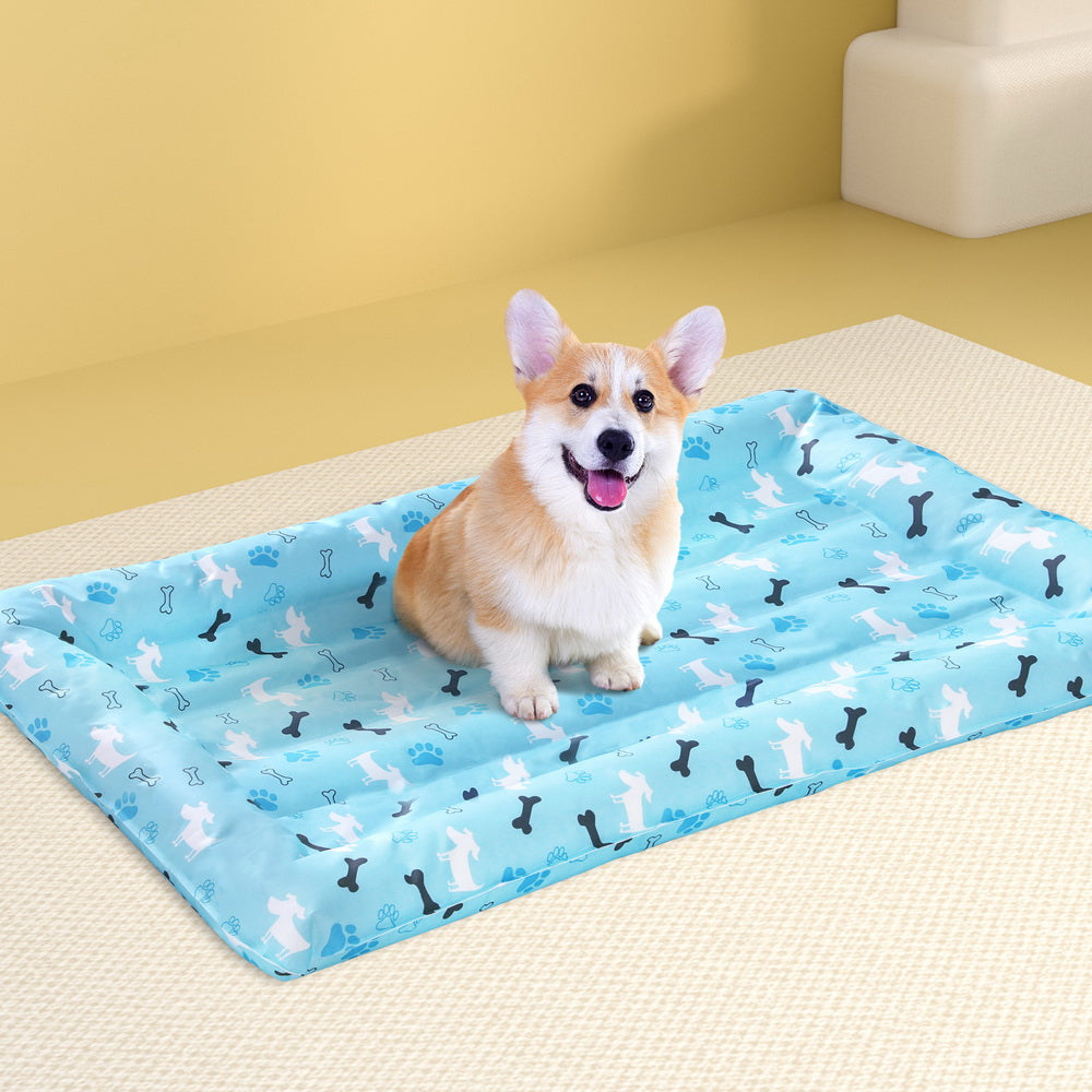 Pet Cooling Mat Gel Dog Cat Self-cool Puppy Pad Large Bed, Dog Beds