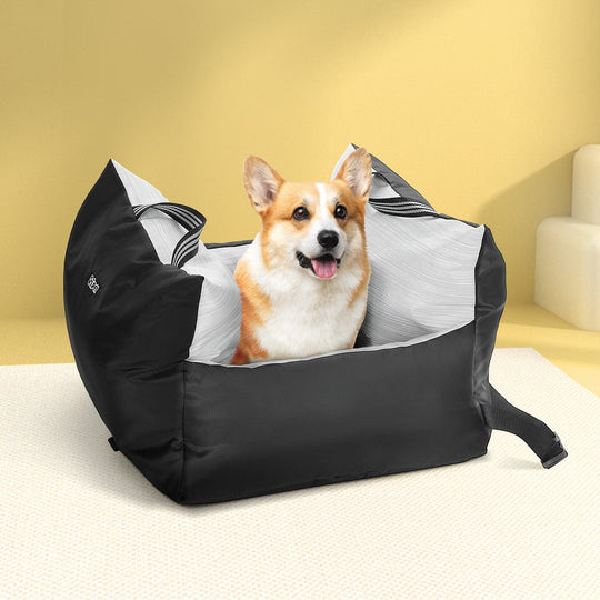 Automotive Decor - Dog Car Seat Booster Cover Dog Bed Portable Waterproof Belt Non Slip
