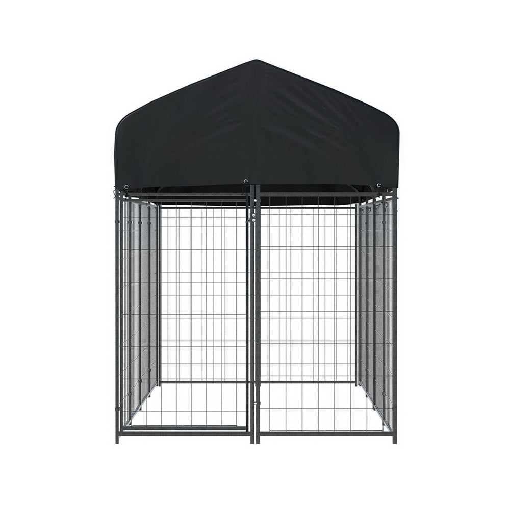 Heavy-Duty Extra Large Dog Kennel - Outdoor Metal Playpen