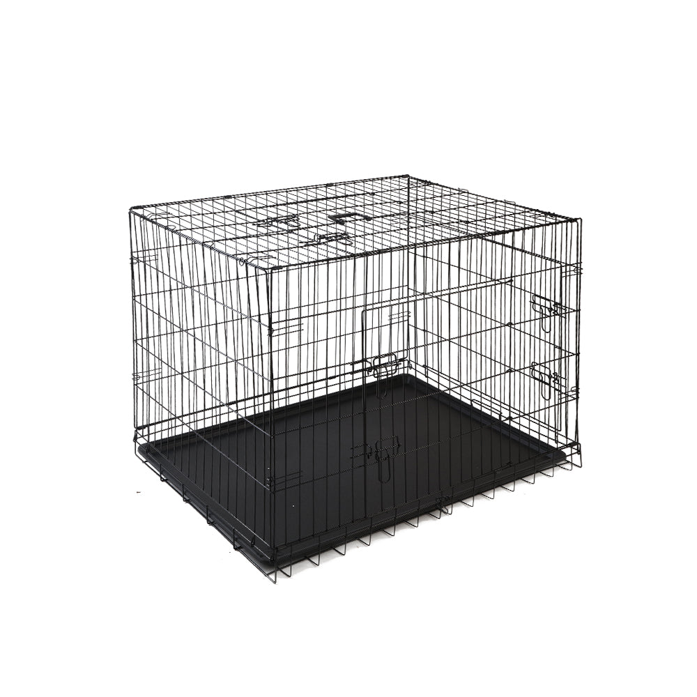 42" Dog Cage Crate Large Kennel 3 Doors