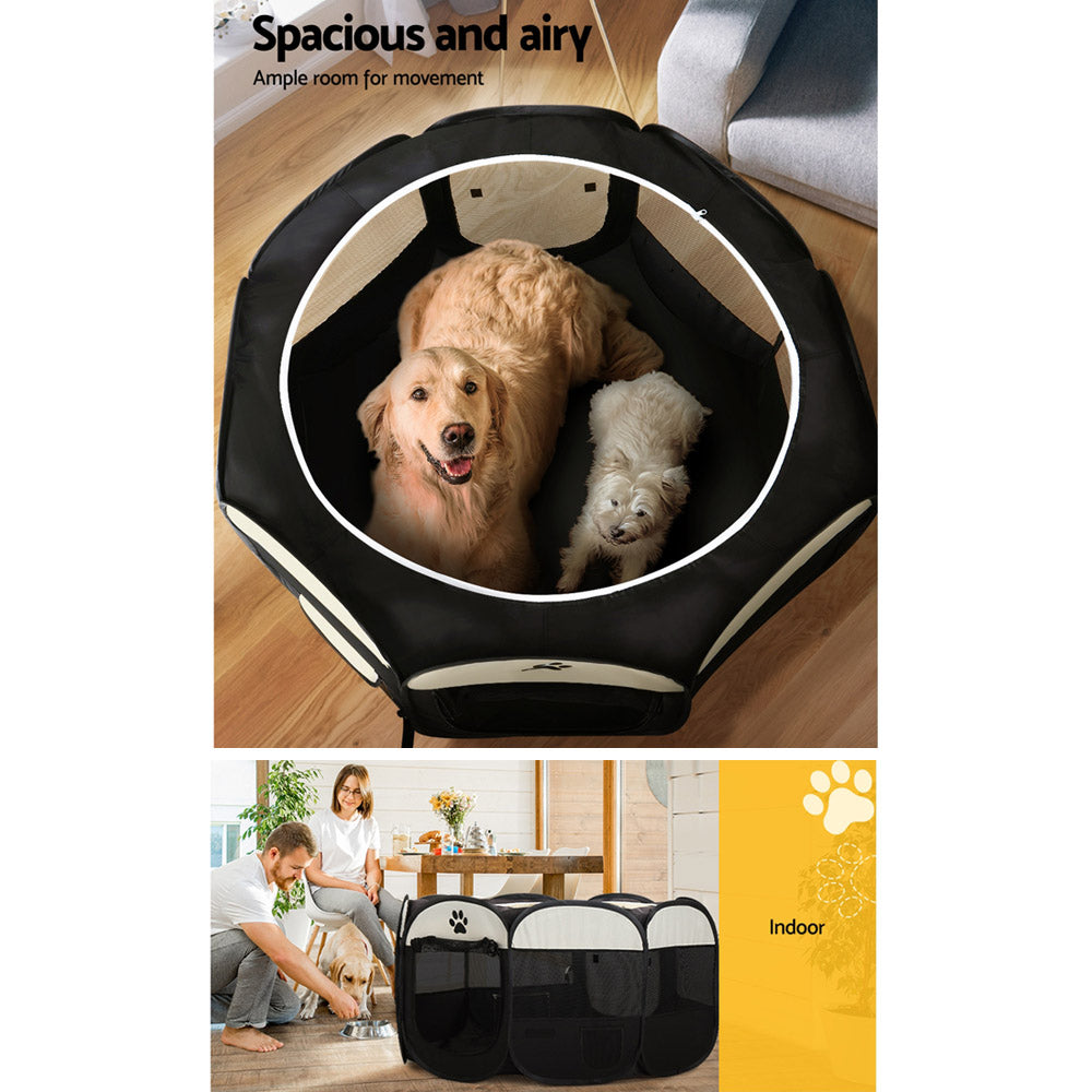 Dog Playpen Tent Pet Crate Fence 3XL Large Enclosure for Puppies & Pets
