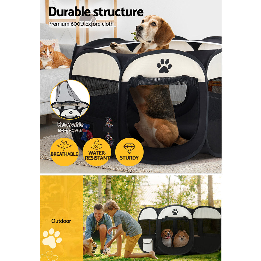 Dog Playpen Tent Pet Crate Fence 3XL Large Enclosure for Puppies & Pets