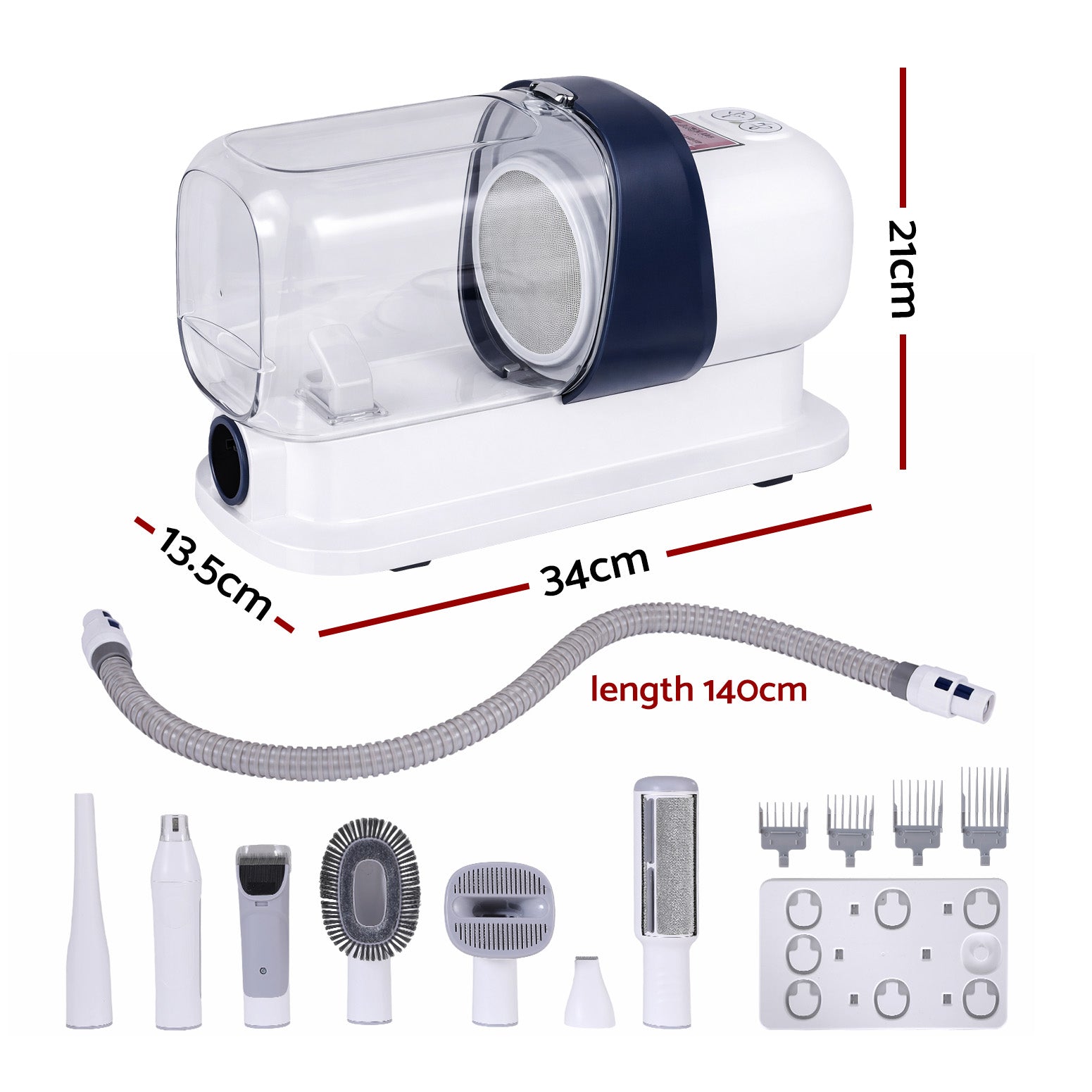Pet Grooming Kit Vacuum Dog Cat Hair Dryer Remover Clipper Brushes Cleaning, Pet Grooming Supplies - photo 7