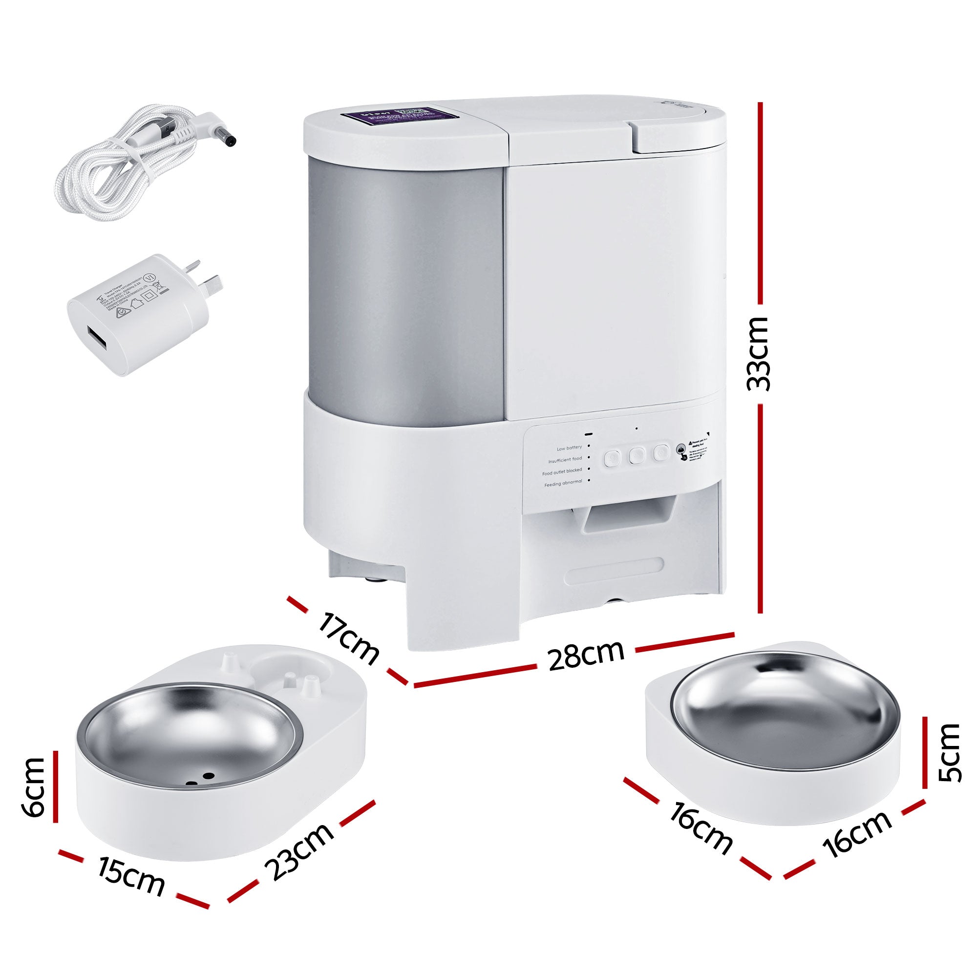 Automatic Pet Feeder Water Dispenser 4L WiFi | Simpledeals