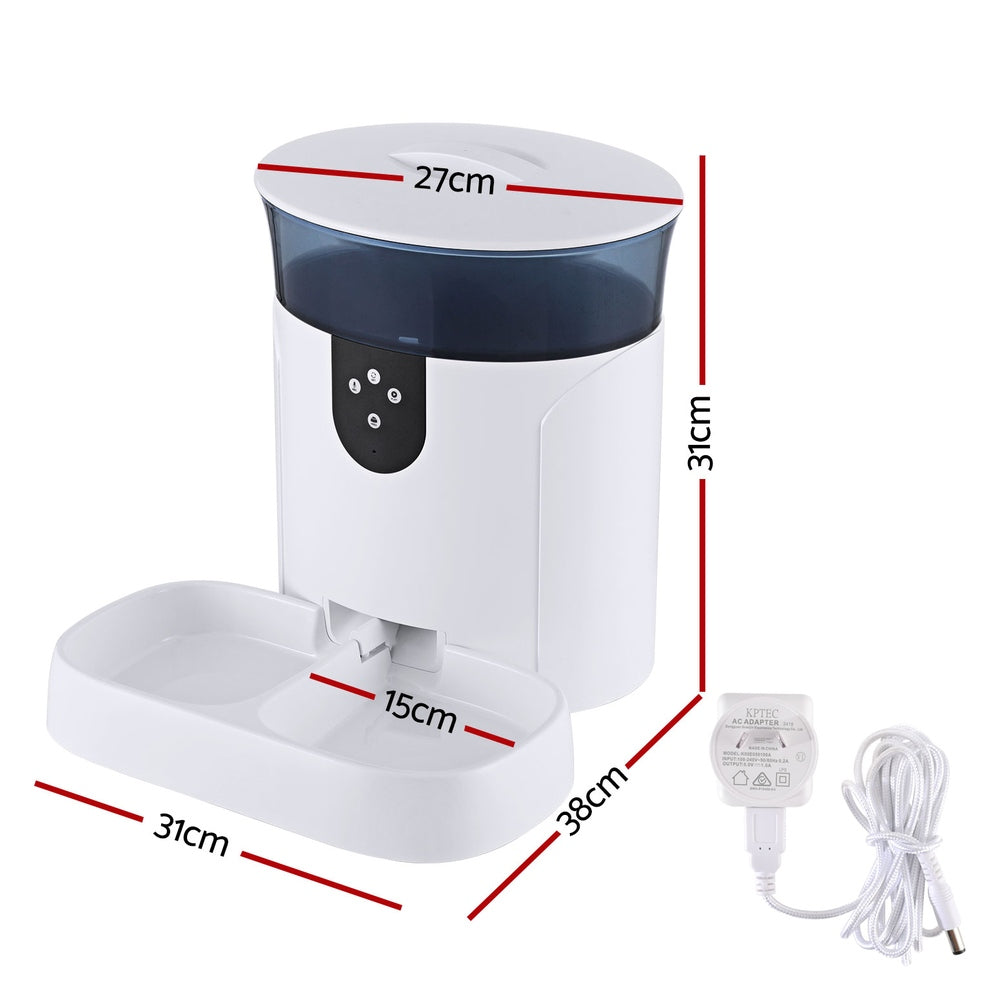 Automatic Pet Feeder Dog Cat Wifi 7L Auto Smart Food Dispenser Timer Feed | Dog Bowls, Feeders & Waterers - photo 6