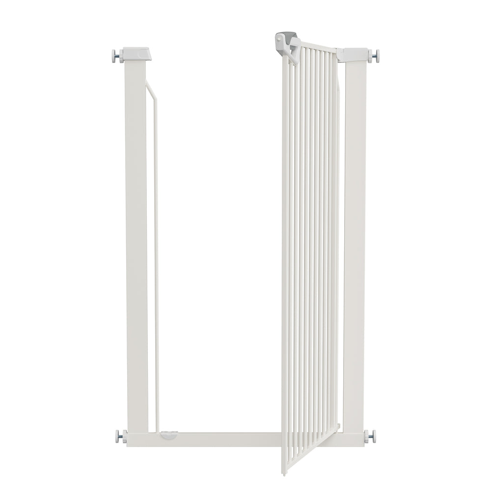 120cm Retractable Safety Gate Pet Fence Guard Door White