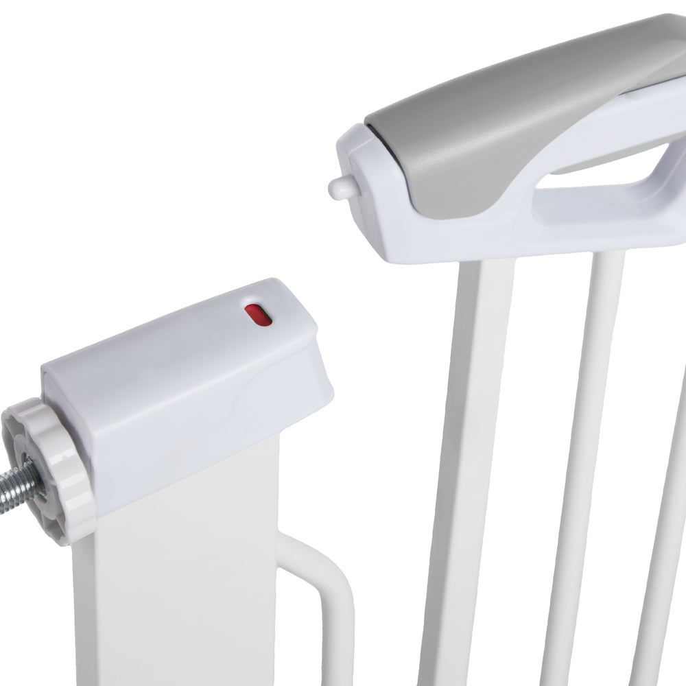 120cm Retractable Safety Gate Pet Fence Guard Door White