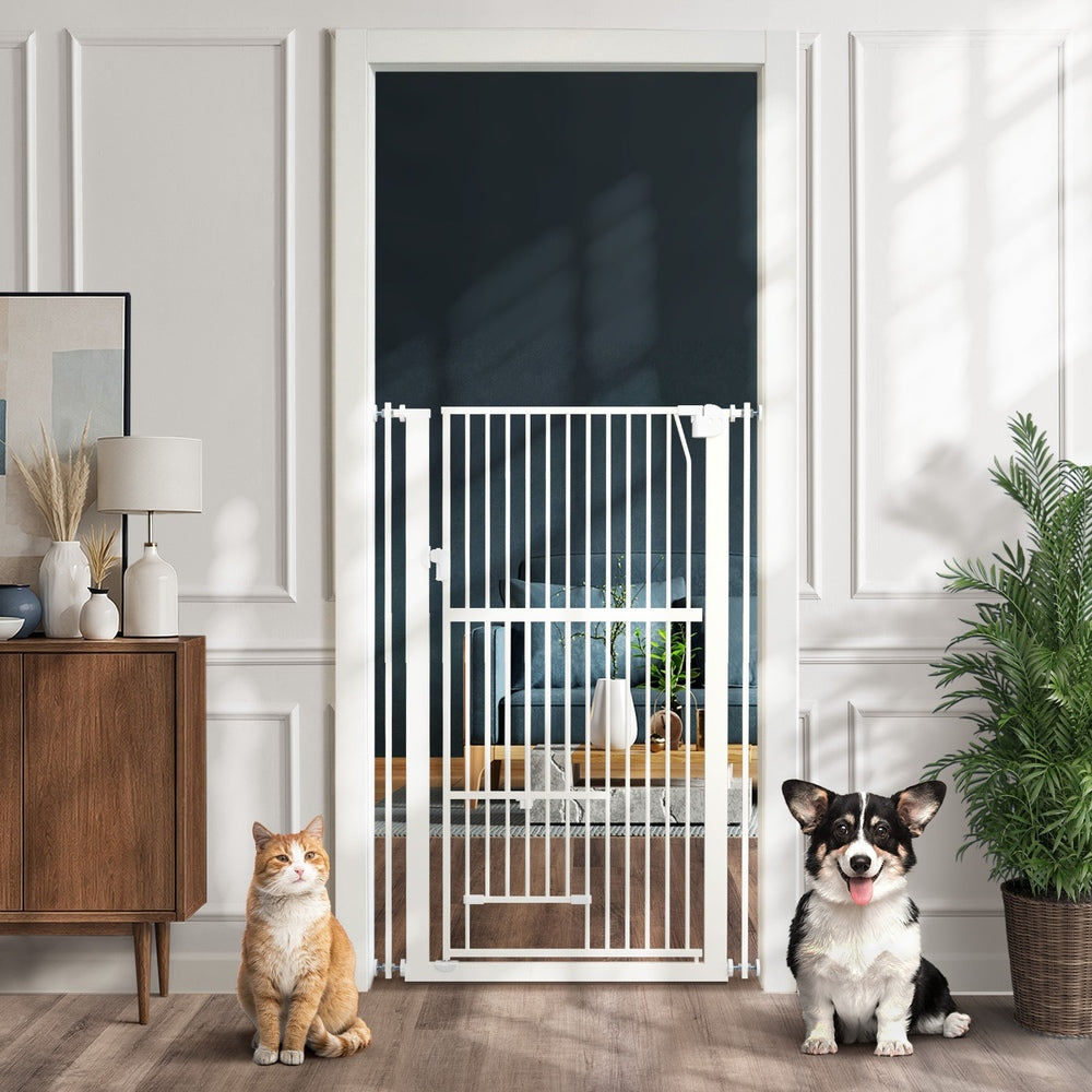 Retractable Pet Gate 143cm Walk Through Door | Simpledeals