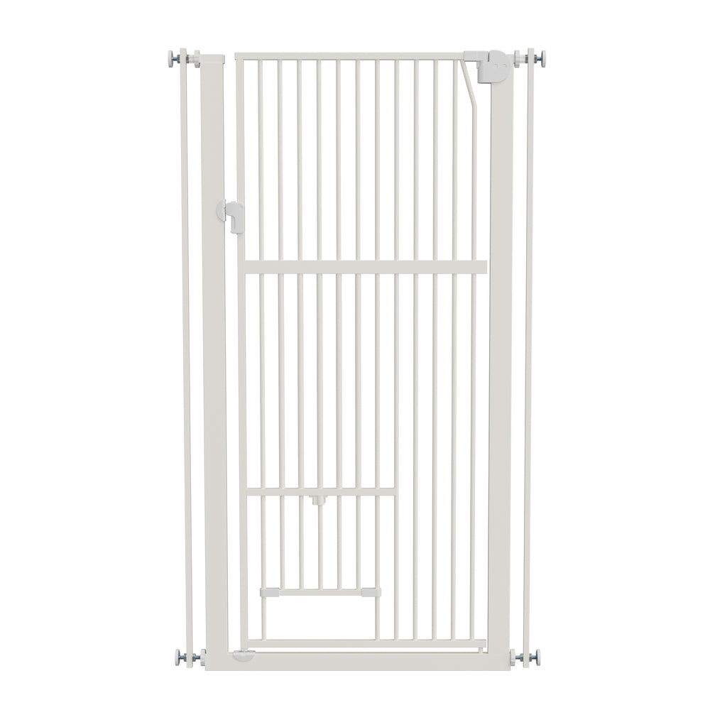 Retractable Pet Gate 143cm Walk Through Door | Simpledeals