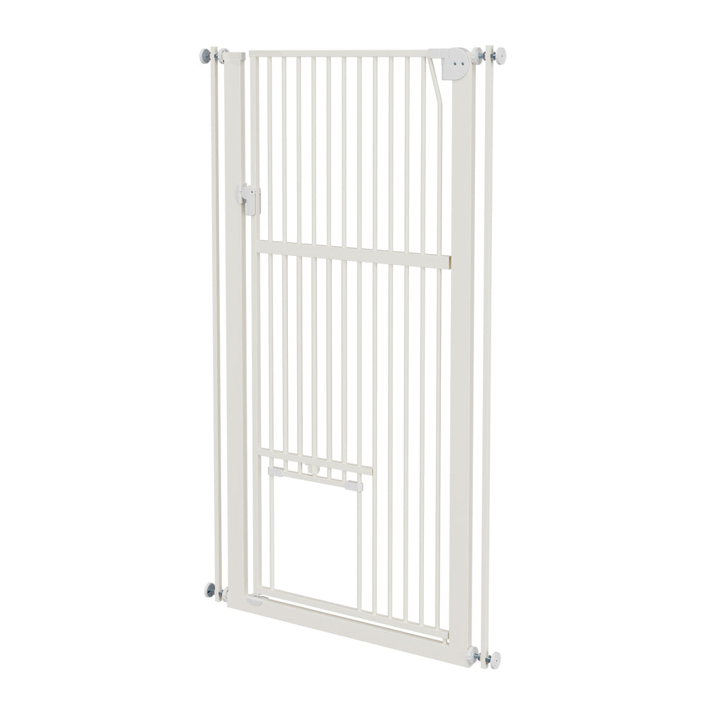 Retractable Pet Gate 143cm Walk Through Door | Simpledeals